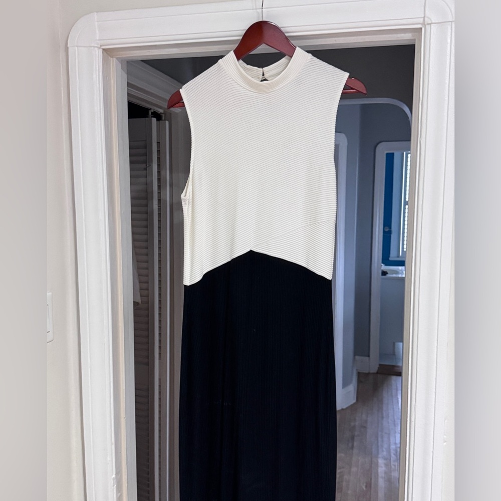 ✨ 💫 HOST PICK 💫✨ Long Tall Sally Black & Ivory Colorblock Maxi Dress ✨